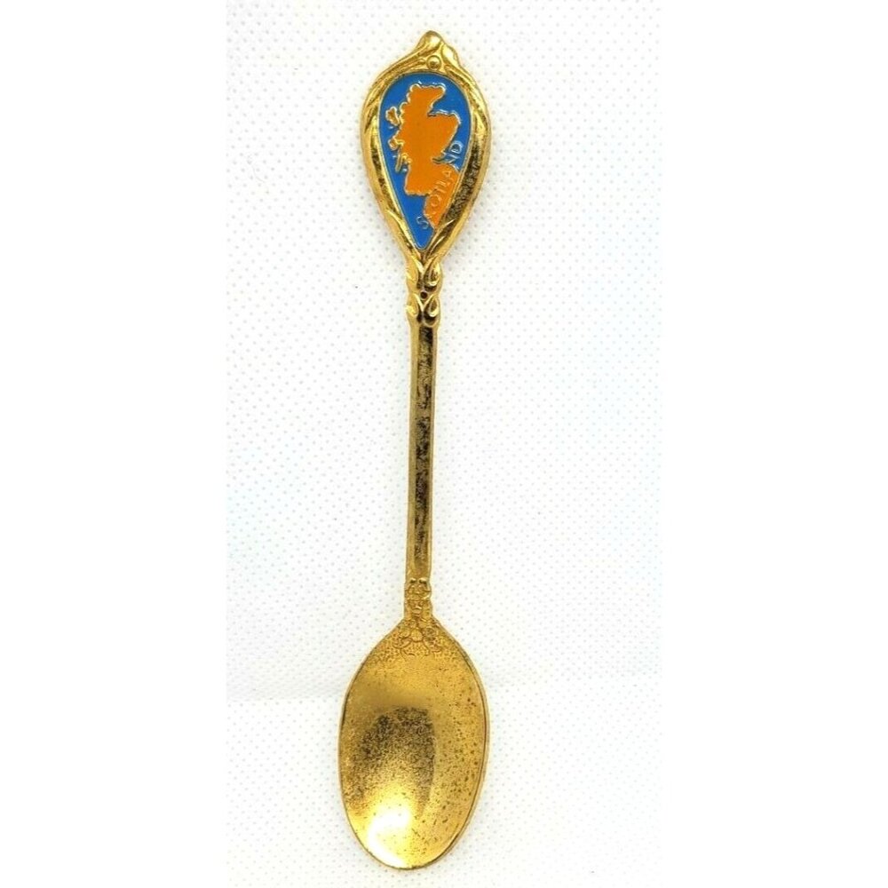 Vintage Gold Scotland Collectible Decorative Mini Spoon Home Décor
